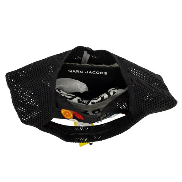 MARC JACOBS The Daisy Crochet Sack Bag in Black - Picture 10 of 12